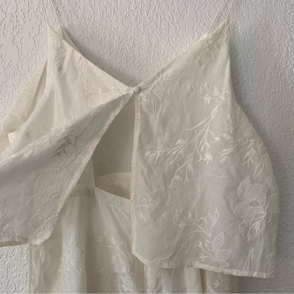 The Jetset  Diaries Monta Vista Embroidered Cotton  Romper Size L - Picture 8 of 12